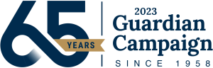 The logo for the guardian campaign since 1958.